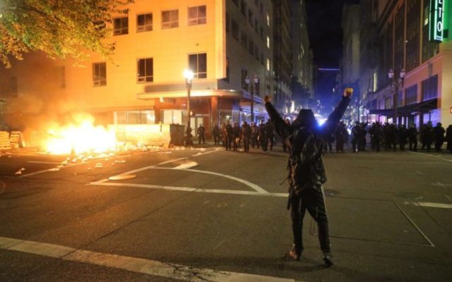 Protests In Portland Turn Violent, Fires Started, Shops Looted