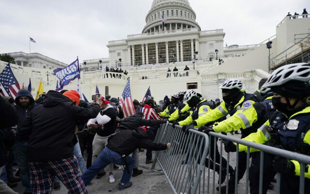 U.S. Capitol Locked Down As Protesters Clash With Police