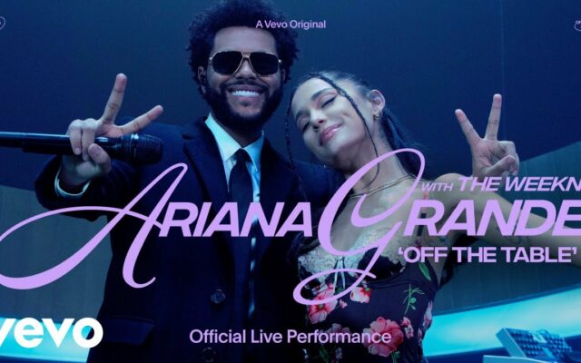 The Weeknd And Ariana Deliver Haunting Live Performance