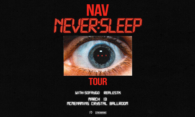 Win tickets to see NAV on 3/13