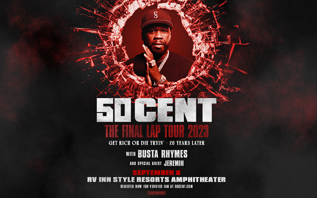Win tickets to see 50 Cent on 9/6
